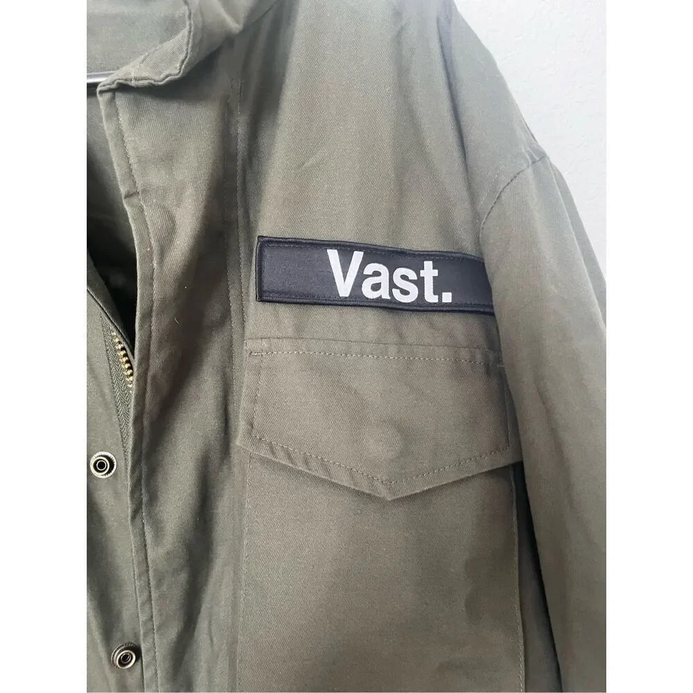 Vast. Green Military-Style Jacket NEW